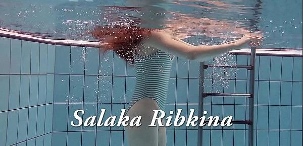  Salaka Ribkina underwater swimming teen